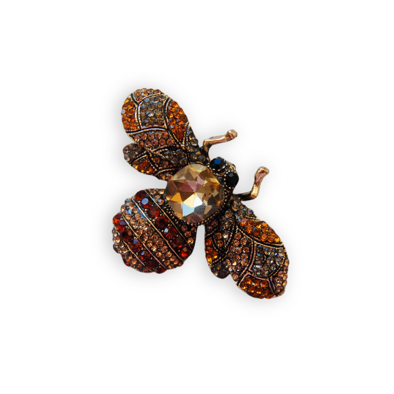 BROCHE MOSCA BROWN