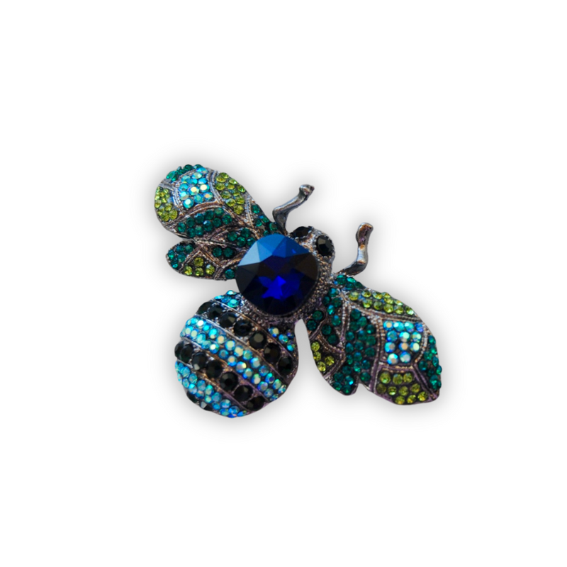 BROCHE MOSCA BLUE