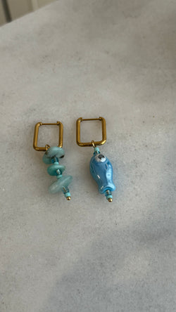 PENDIENTES BABY BLUE