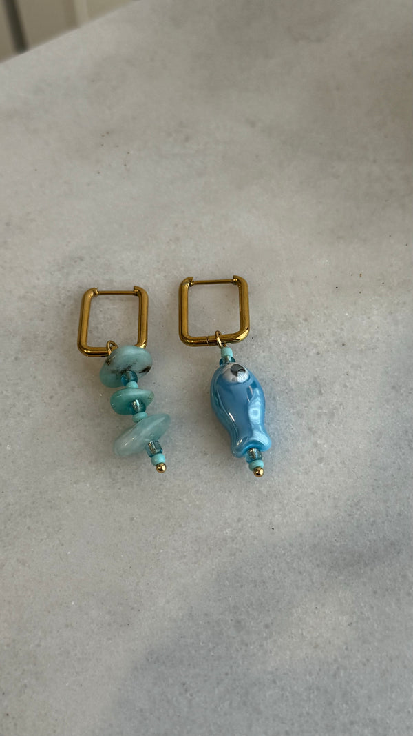 PENDIENTES BABY BLUE