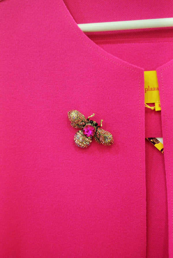 BROCHE MOSCA PINK