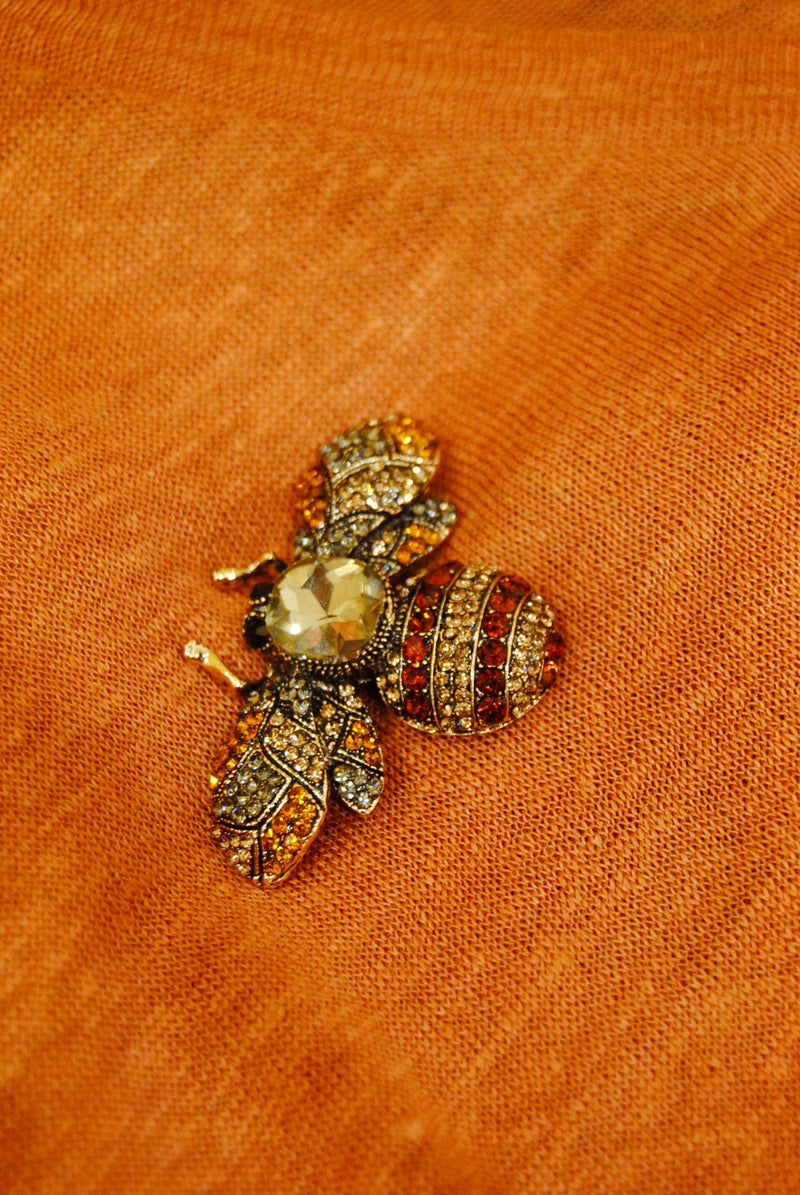 BROCHE MOSCA BROWN