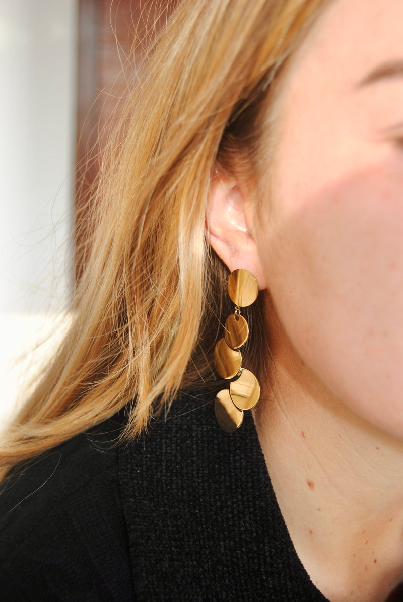 PENDIENTES PAULETTE GOLD